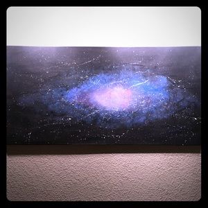 Acrylic Galaxy Painting